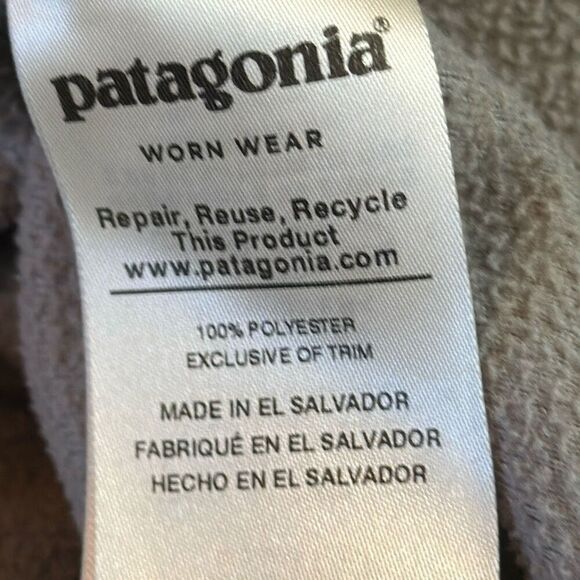 Patagonia Men's Micro D Fleece Pullover Size L Large Gray Quarter Zip 26176 - Picture 6 of 7